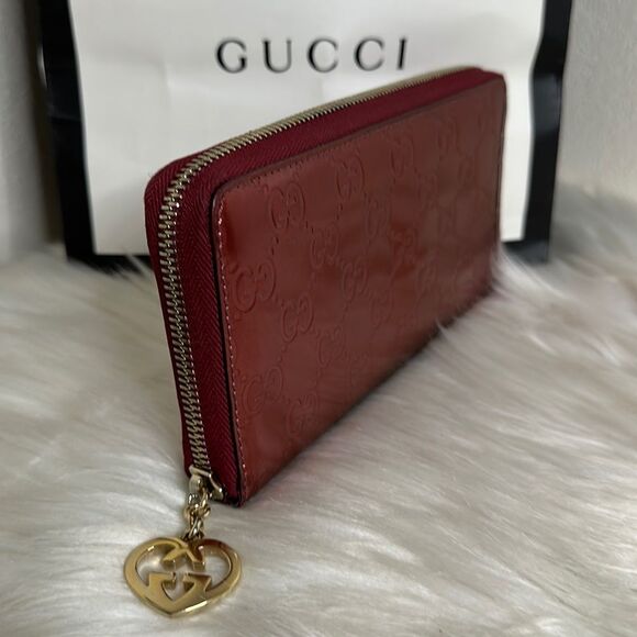 💯Authentic Gucci Zipped Around Long Wallet 🍀 - Picture 12 of 16